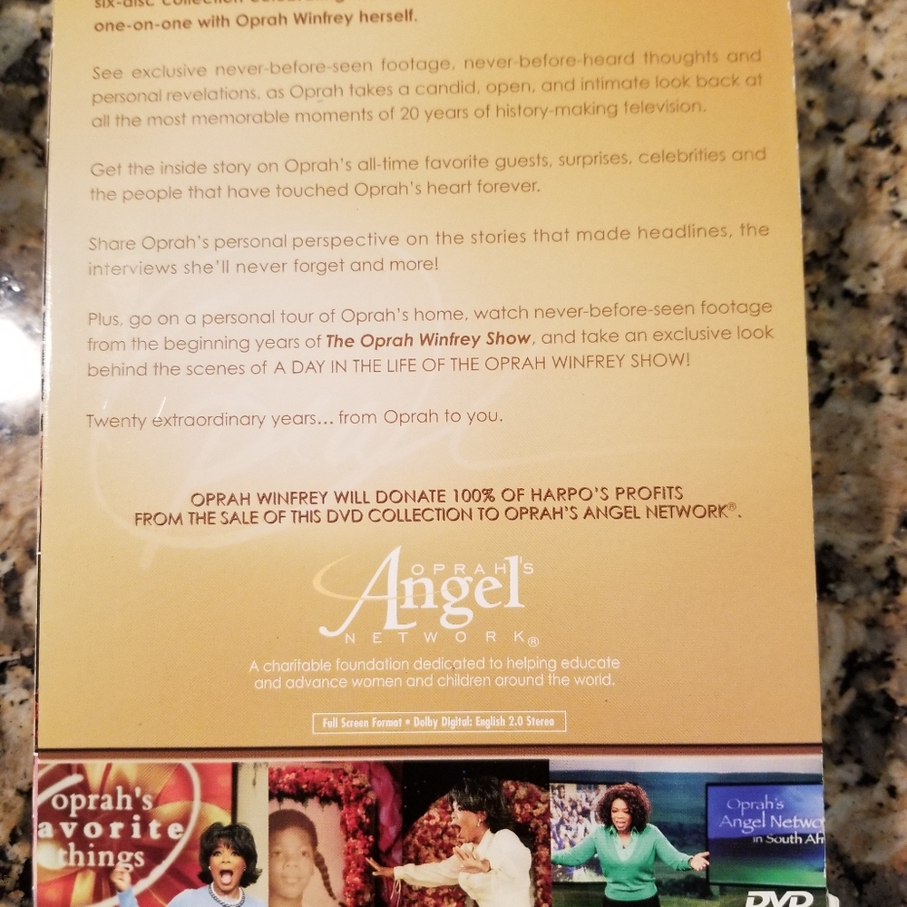 Oprah 20th Anniversary DVD